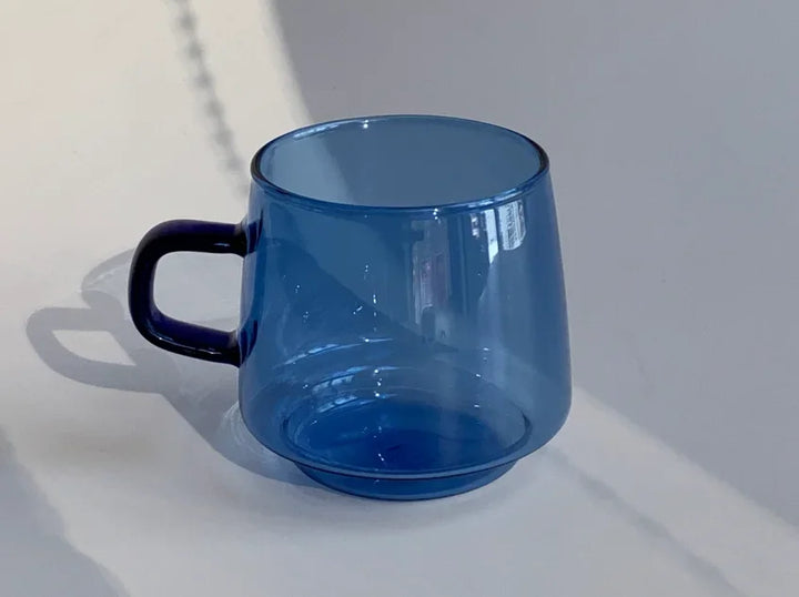 Aurora glass mug – minimalist transparent style – Die‑Tassen.de
