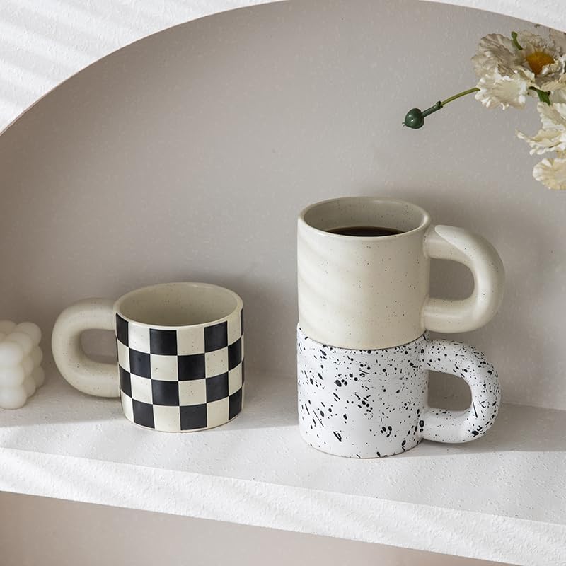 Blitz mug – glossy ceramic with splash ink art – Die-Tassen.de