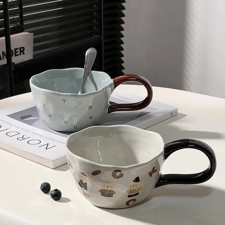 Knuddelbecher ceramic mug – cozy handcrafted design – Die‑Tassen.de
