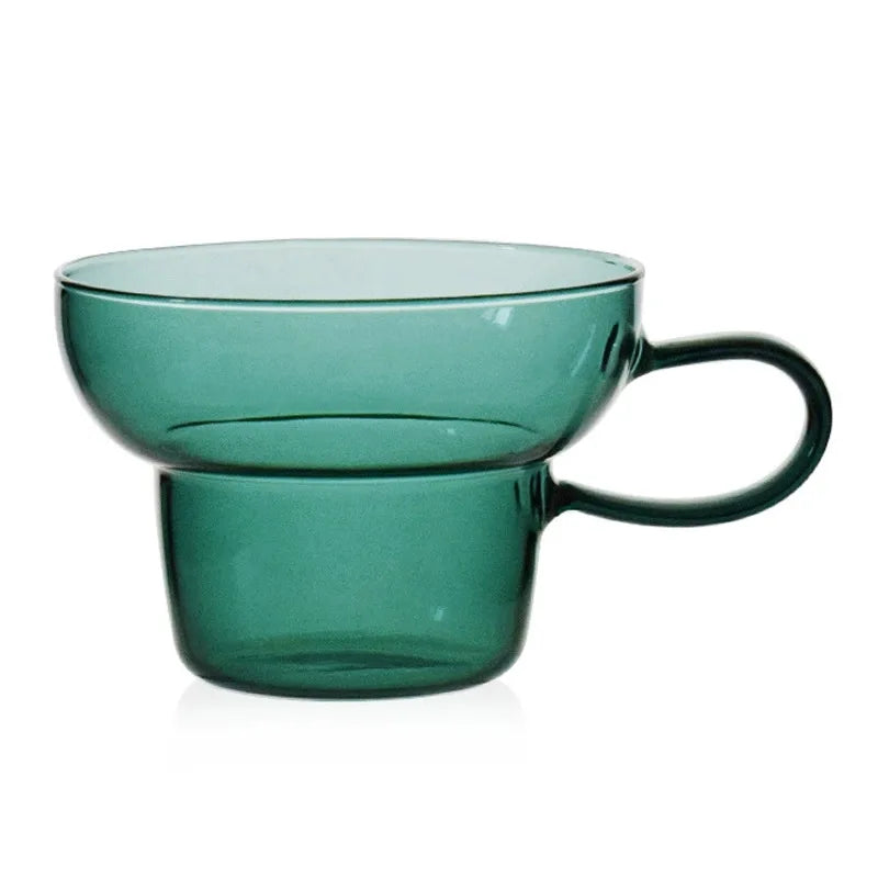 Lumora glass cup – clear minimalist design – Die‑Tassen.de