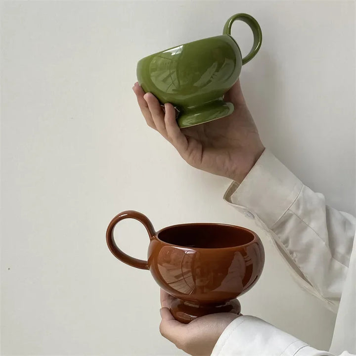 Luno mug 280 ml – elegant Porcelain, Nordic minimalist style – Die‑Tassen.de