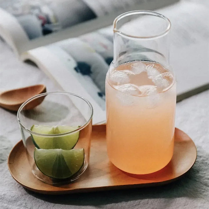 Solstice glass mug – elegant transparent design – Die-Tassen.de