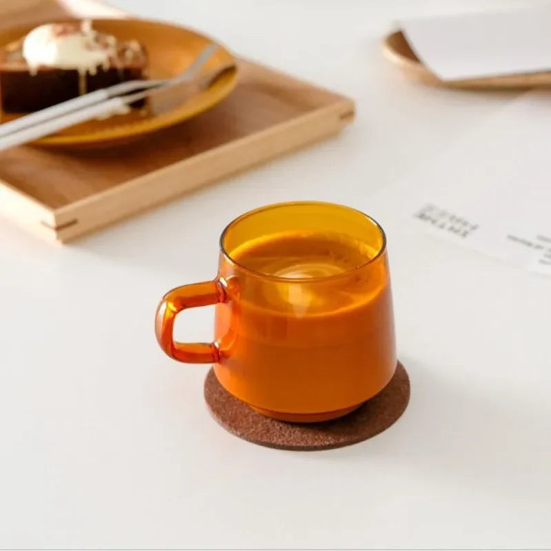Aurora glass mug – minimalist transparent style – Die‑Tassen.de