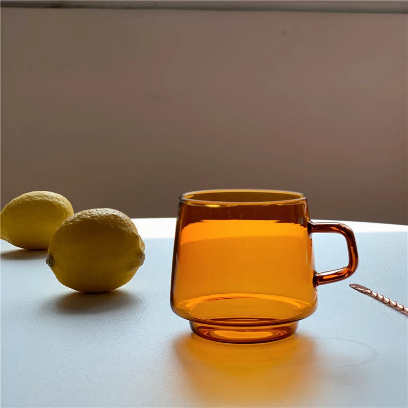 Aurora glass mug – minimalist transparent style – Die‑Tassen.de