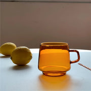 Aurora glass mug – minimalist transparent style – Die‑Tassen.de