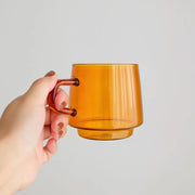 Aurora glass mug – minimalist transparent style – Die‑Tassen.de