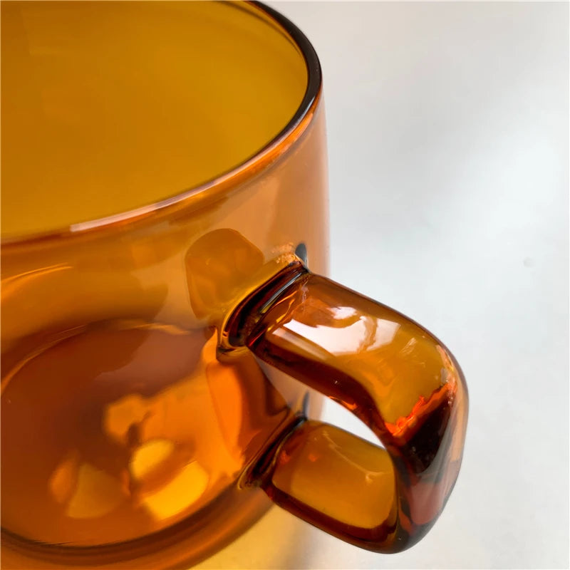 Aurora glass mug – minimalist transparent style – Die‑Tassen.de