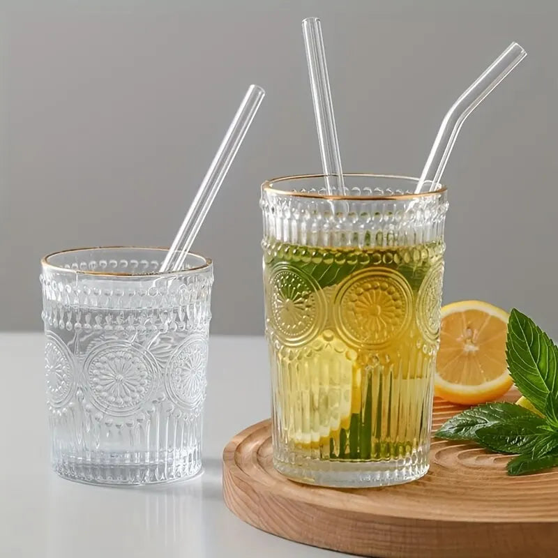Glass straws set – reusable eco-friendly drinking straws – Die‑Tassen.de