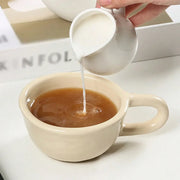 Grid ceramic mug – minimalist grid pattern – Die‑Tassen.de