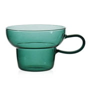 Lumora glass cup – clear minimalist design – Die‑Tassen.de