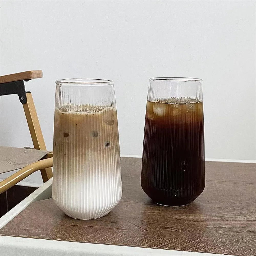 Stria glas mug – subtle striated pattern – Die-Tassen.de