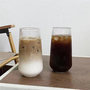 Stria glas mug – subtle striated pattern – Die-Tassen.de