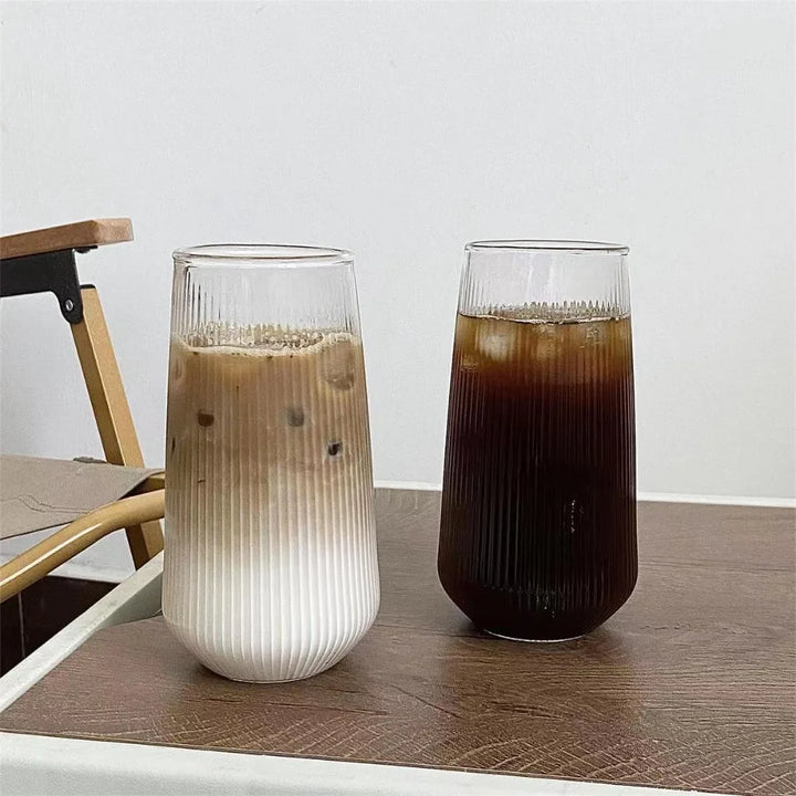 Stria glas mug – subtle striated pattern – Die-Tassen.de
