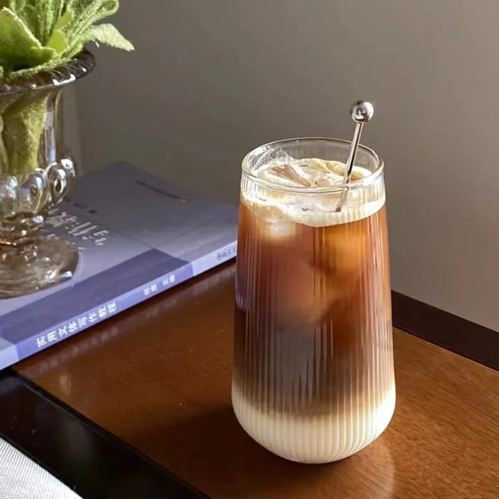 Stria glas mug – subtle striated pattern – Die-Tassen.de